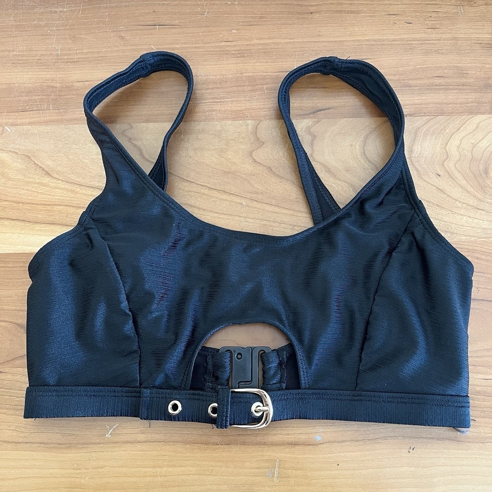 Wolf‎ & Whistle Fuller Bust Exclusive Cut Out Crop Bikini Top Size 4D/DD